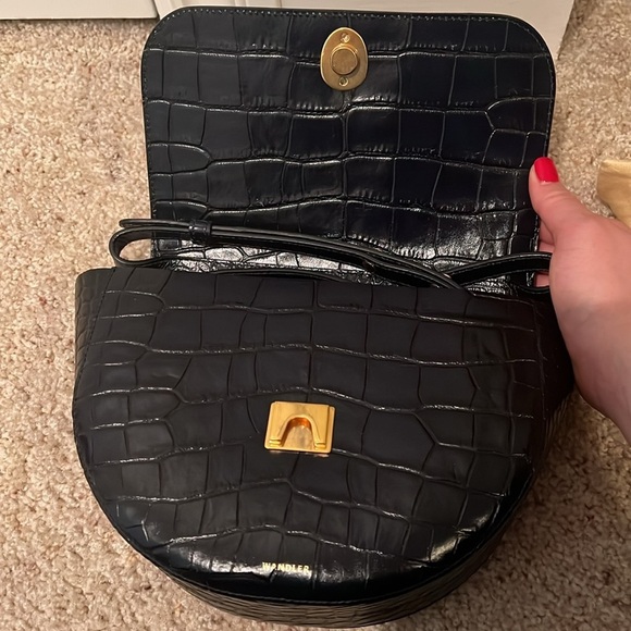 Wandler | NWOT Billy Crossbody Croc-Effect Leather Bag - Night - Picture 7 of 11